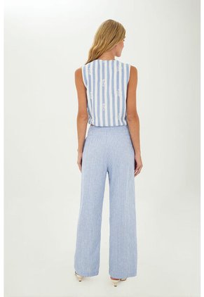 Pantalon Anastasia Azul Mercedes Campuzano