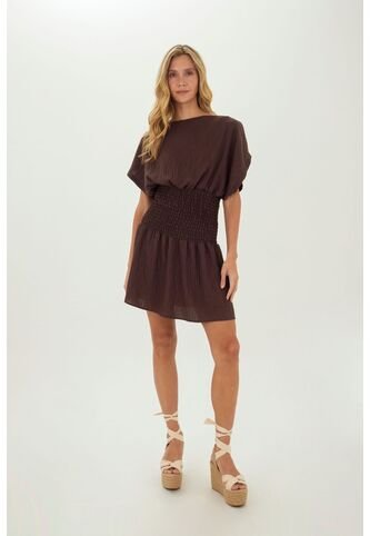 Vestido Corto Phoebe Cafe Mercedes Campuzano Mercedes Campuzano