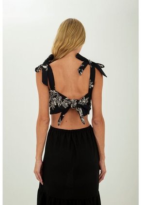 Vestido Largo Muse Negro Mercedes Campuzano