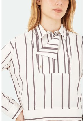 Camisa Altea Café Mercedes Campuzano