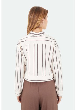 Camisa Altea Café Mercedes Campuzano