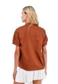 Camisa Palma Toupe Mercedes Campuzano de Mercedes Campuzano