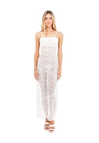 Vestido Largo Iku Marfil Mercedes Campuzano Mercedes Campuzano