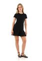 Vestido Corto Amelie Negro Mercedes Campuzano de Mercedes Campuzano