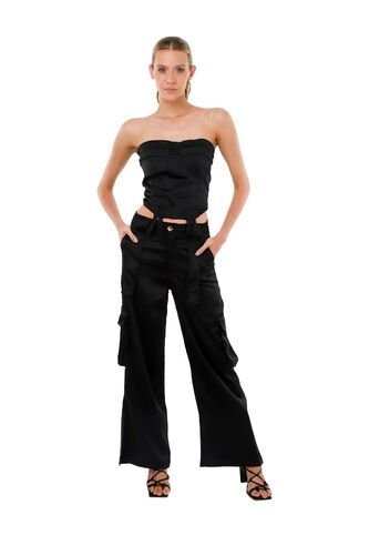 Pantalon Sossana Negro Mercedes Campuzano Mercedes Campuzano