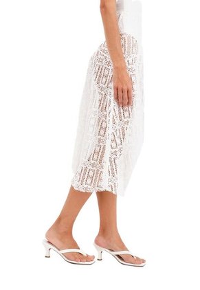 Falda Larga Palomino Marfil Mercedes Campuzano