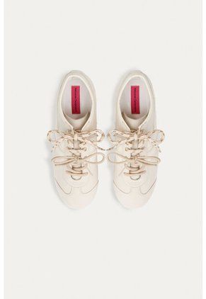 Tenis Solstice Beige Mercedes Campuzano