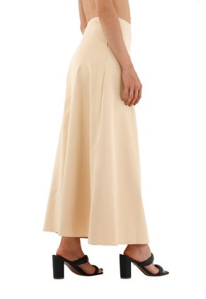 Falda Larga Starlight Amarillo Mercedes Campuzano