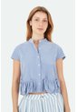 Camisa Brisa Azul Oscuro Mercedes Campuzano de Mercedes Campuzano