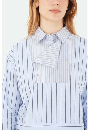 Camisa Altea Azul Claro Mercedes Campuzano