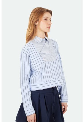 Camisa Altea Azul Claro Mercedes Campuzano