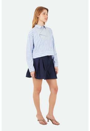 Camisa Altea Azul Claro Mercedes Campuzano