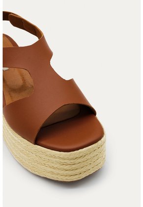 Spadrilla Plataforma Bloom Miel Mercedes Campuzano