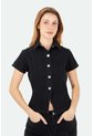 Camisa Lara Negra Mercedes Campuzano de Mercedes Campuzano