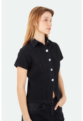 Camisa Lara Negra Mercedes Campuzano