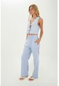 Pantalon Anastasia Azul Mercedes Campuzano de Mercedes Campuzano