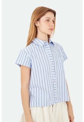 Camisa Lumi Azul Claro Mercedes Campuzano