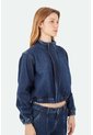 Chaqueta Aria Azul Mercedes Campuzano de Mercedes Campuzano