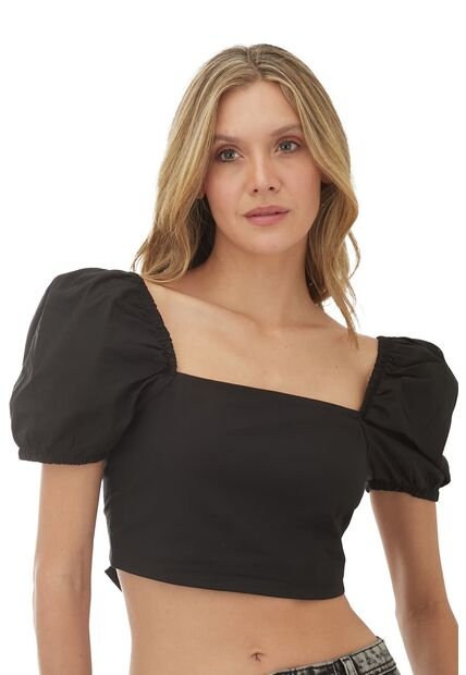 Top Negro Para Mujer Sole Mercedes Campuzano