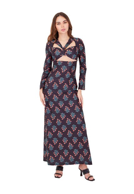 Vestido Largo Sienna Vine Mercedes Campuzano