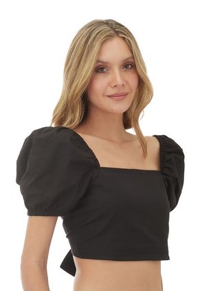 Top Negro Para Mujer Sole Mercedes Campuzano