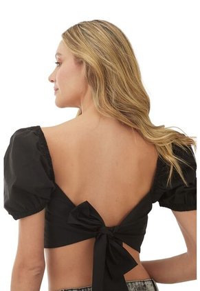 Top Negro Para Mujer Sole Mercedes Campuzano