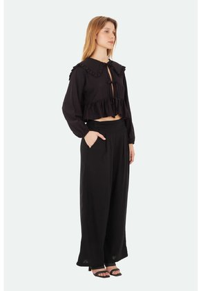 Pantalon Prisma Negro Mercedes Campuzano