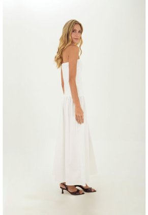 Vestido Largo Kira Marfil Mercedes Campuzano