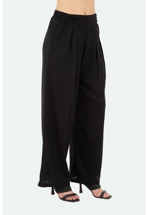 Pantalon Prisma Negro Mercedes Campuzano
