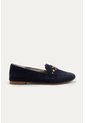 Mocasin Emma Azul Oscuro Mercedes Campuzano de Mercedes Campuzano