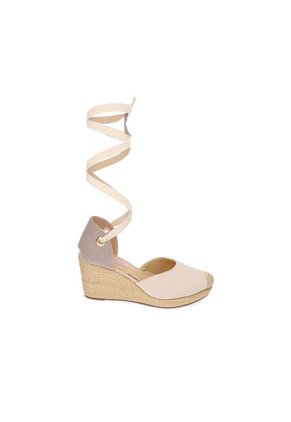 Spadrilla Plataforma Kiri Beige Mercedes Campuzano