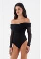 Body Lunara Negro Mercedes Campuzano de Mercedes Campuzano