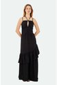 Vestido Largo Cala Negro Mercedes Campuzano de Mercedes Campuzano