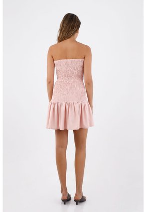 Vestido Corto Dafne Rosado Mercedes Campuzano