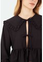 Camisa Cora Negro Mercedes Campuzano de Mercedes Campuzano