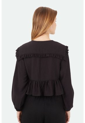 Camisa Cora Negro Mercedes Campuzano
