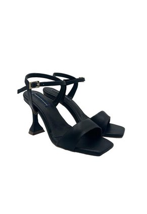 Sandalia Tacón Juliette Negro Mercedes Campuzano