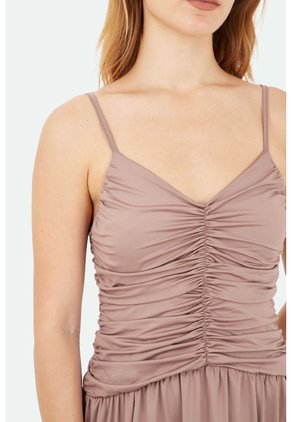 Vestido Largo Brisa Cafe Mercedes Campuzano
