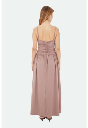 Vestido Largo Brisa Cafe Mercedes Campuzano