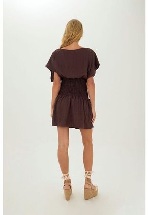 Vestido Corto Phoebe Cafe Mercedes Campuzano