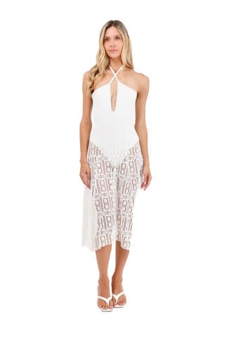 Falda Larga Palomino Marfil Mercedes Campuzano Mercedes Campuzano