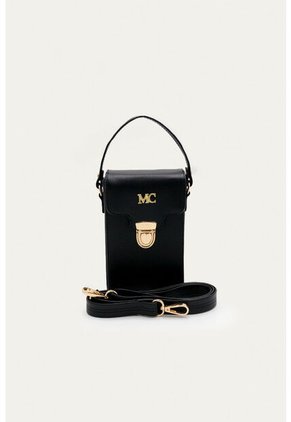 Bandolera Celeste Negro Mercedes Campuzano