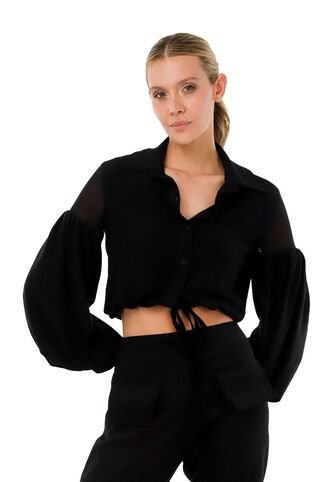 Camisa Enchanted Negro Mercedes Campuzano Mercedes Campuzano