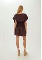 Vestido Corto Phoebe Cafe Mercedes Campuzano de Mercedes Campuzano