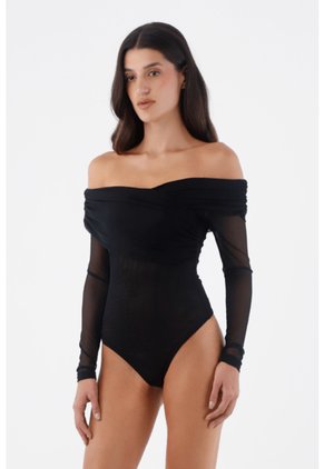 Body Lunara Negro Mercedes Campuzano