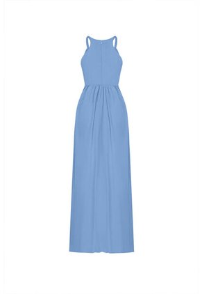 Vestido Largo Anaira Azul Claro Mercedes Campuzano