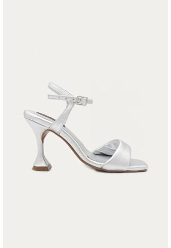 Sandalia Tacón Juliette Plata Mercedes Campuzano Mercedes Campuzano