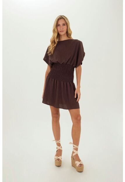 Vestido Corto Phoebe Cafe Mercedes Campuzano