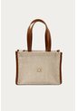 Cartera Frida Beige Mercedes Campuzano de Mercedes Campuzano