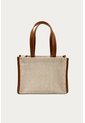 Cartera Frida Beige Mercedes Campuzano de Mercedes Campuzano